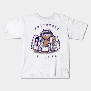 polyamory 4 life Kids T-Shirt